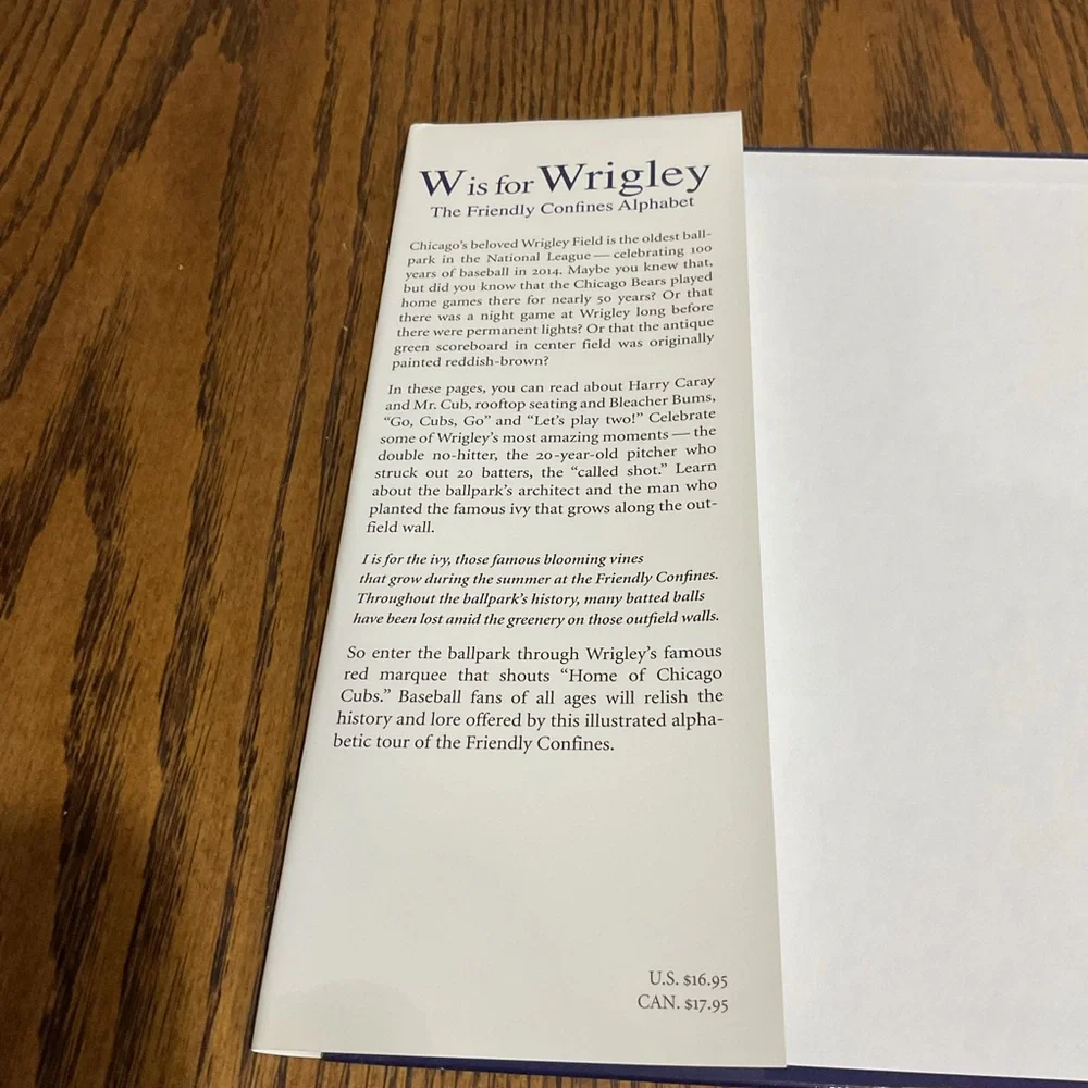 W is for Wrigley Book